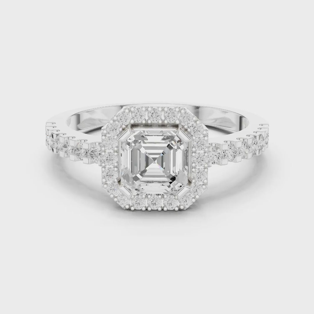 MJCLS4 - Square Architectural Border Accent Bridal Piece