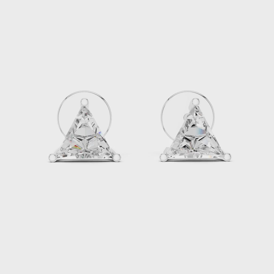 MJER04 - Marquise Cut Solitaire Earring Pair
