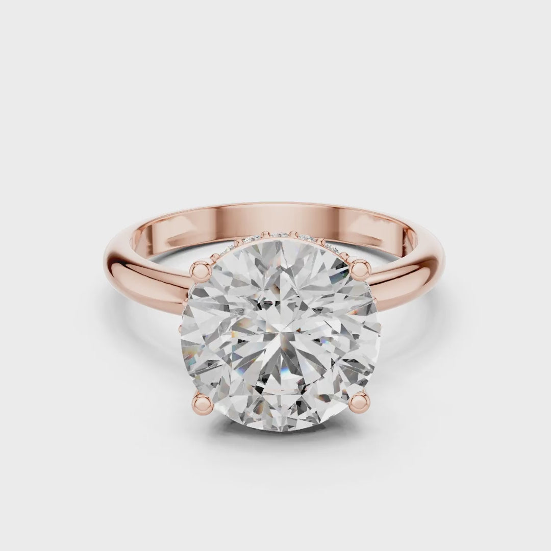 MJR012 - Classic Solitaire with Invisible Gallery Ring