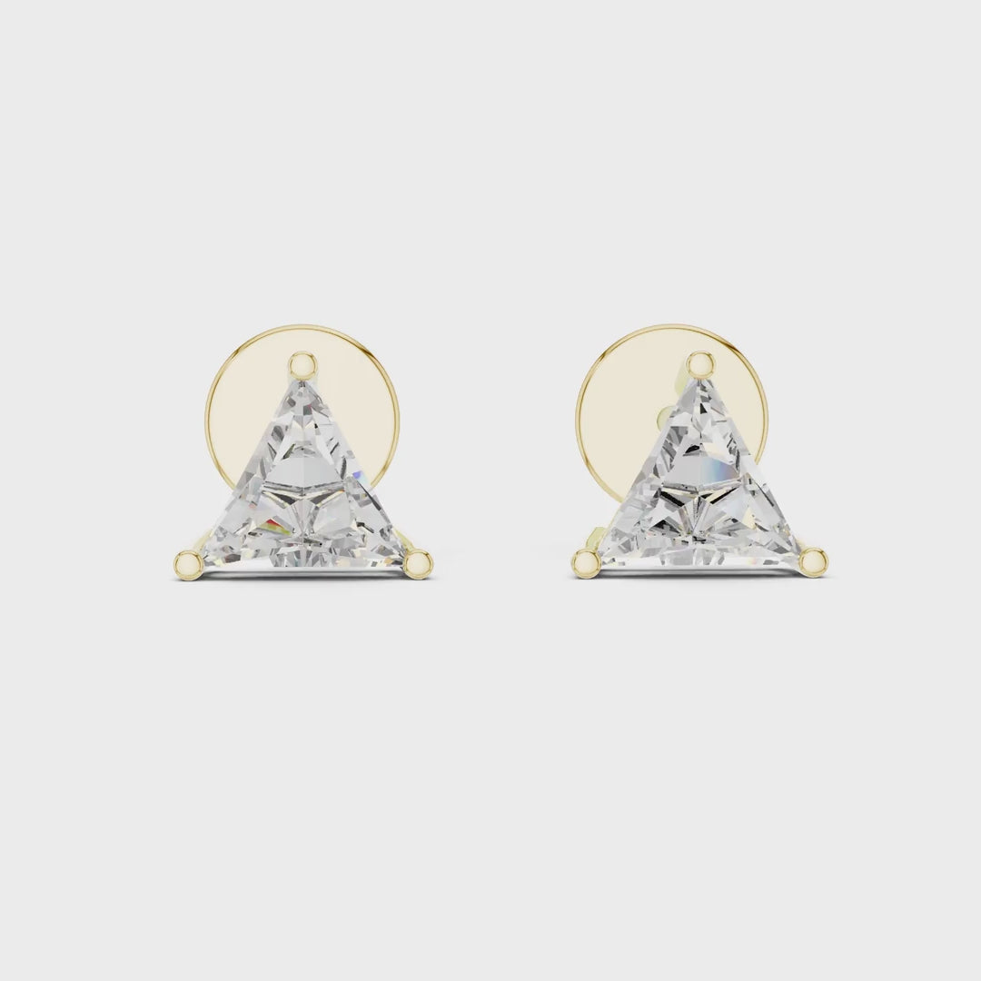 MJER04 - Marquise Cut Solitaire Earring Pair
