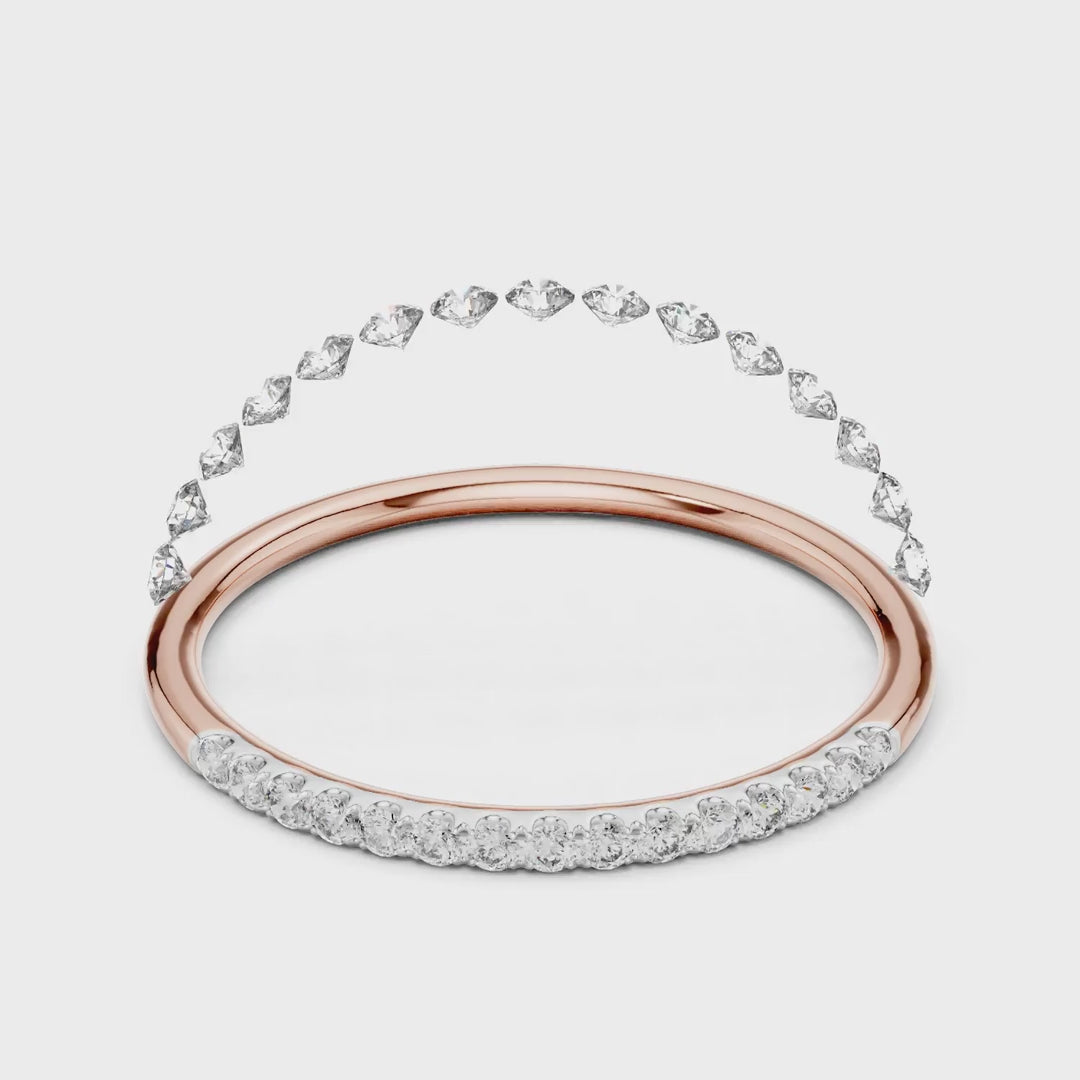 MJR064 - Classic Ultra Slender Micro Pavé Wedding Ring