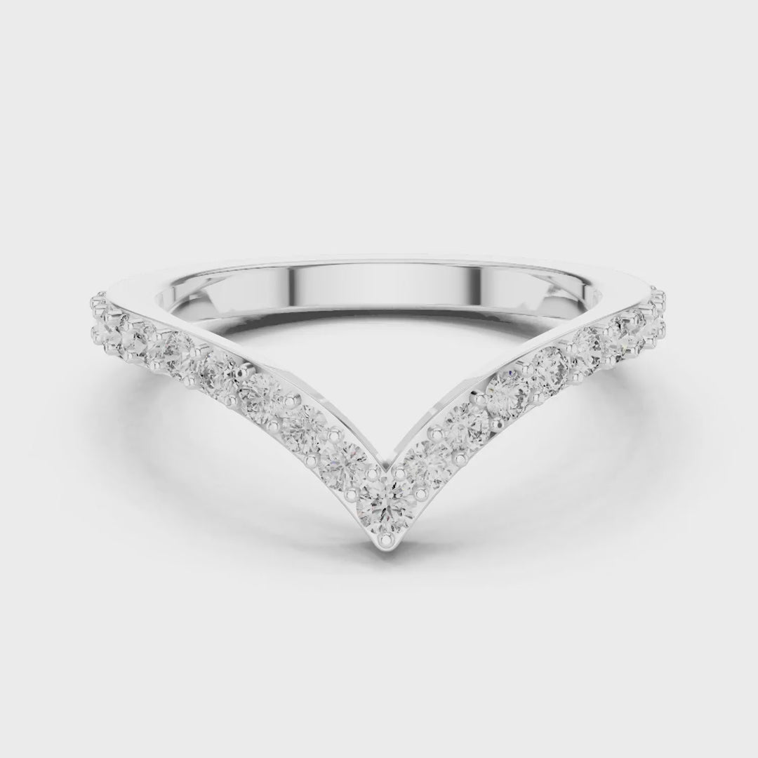 MJR059 - Round Contour Chevron French Set Nesting Band