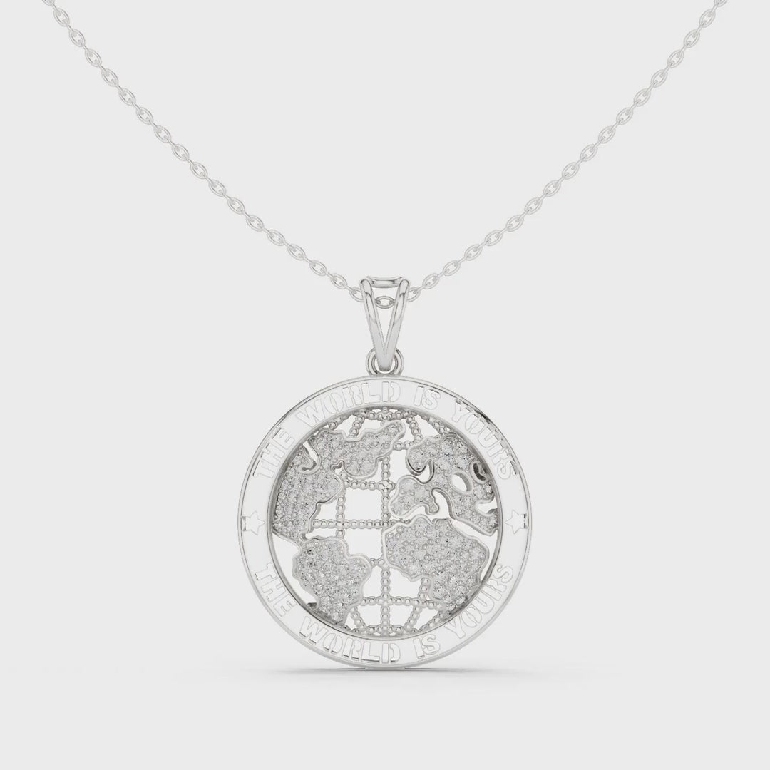 MJP24 - Celestial Map Continents Coin Charm