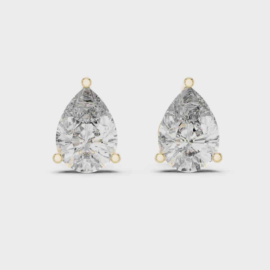 MJER02 - Classic Four-Prong Round Cut Solitaire Studs