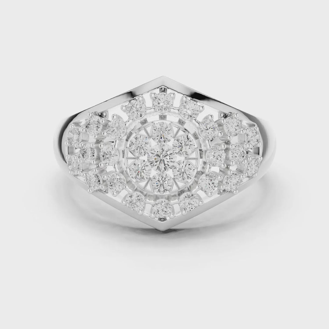 MJCLS5 - Geometric Snowflake Inspired Cocktail Band