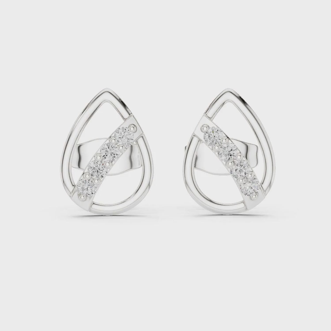 MJER73 - Teardrop Open-Frame Modern Studs