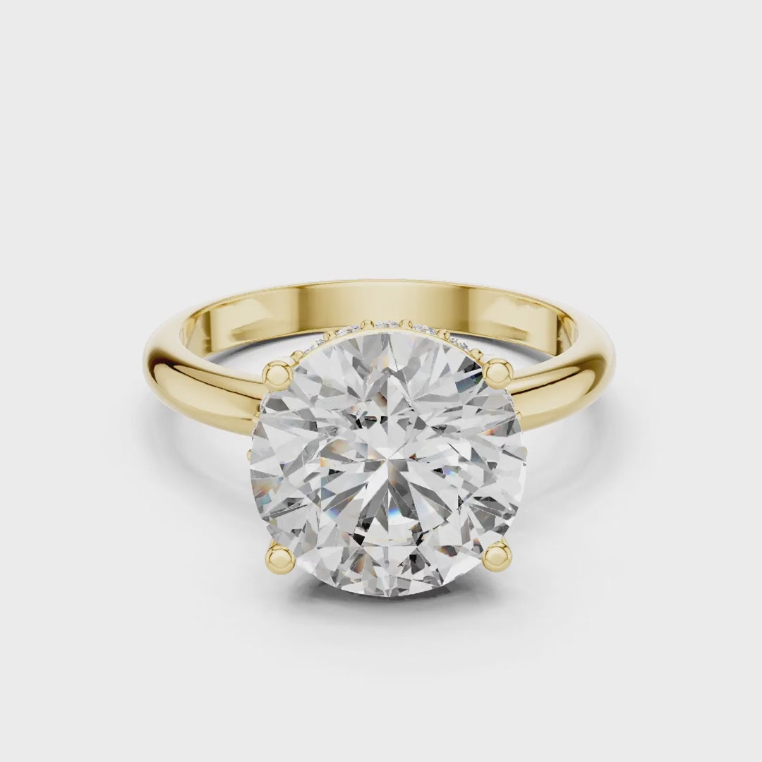 MJR012 - Classic Solitaire with Invisible Gallery Ring