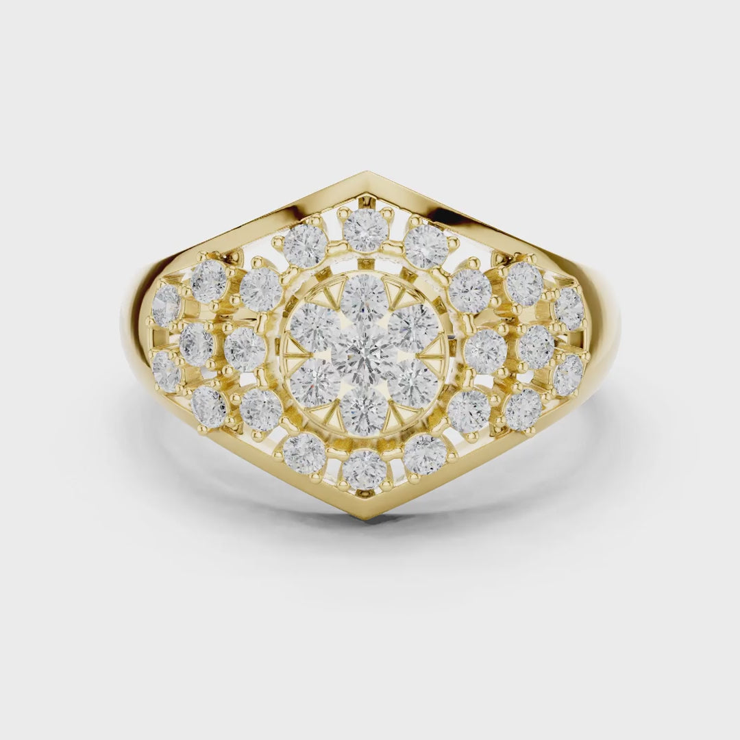 MJCLS5 - Geometric Snowflake Inspired Cocktail Band