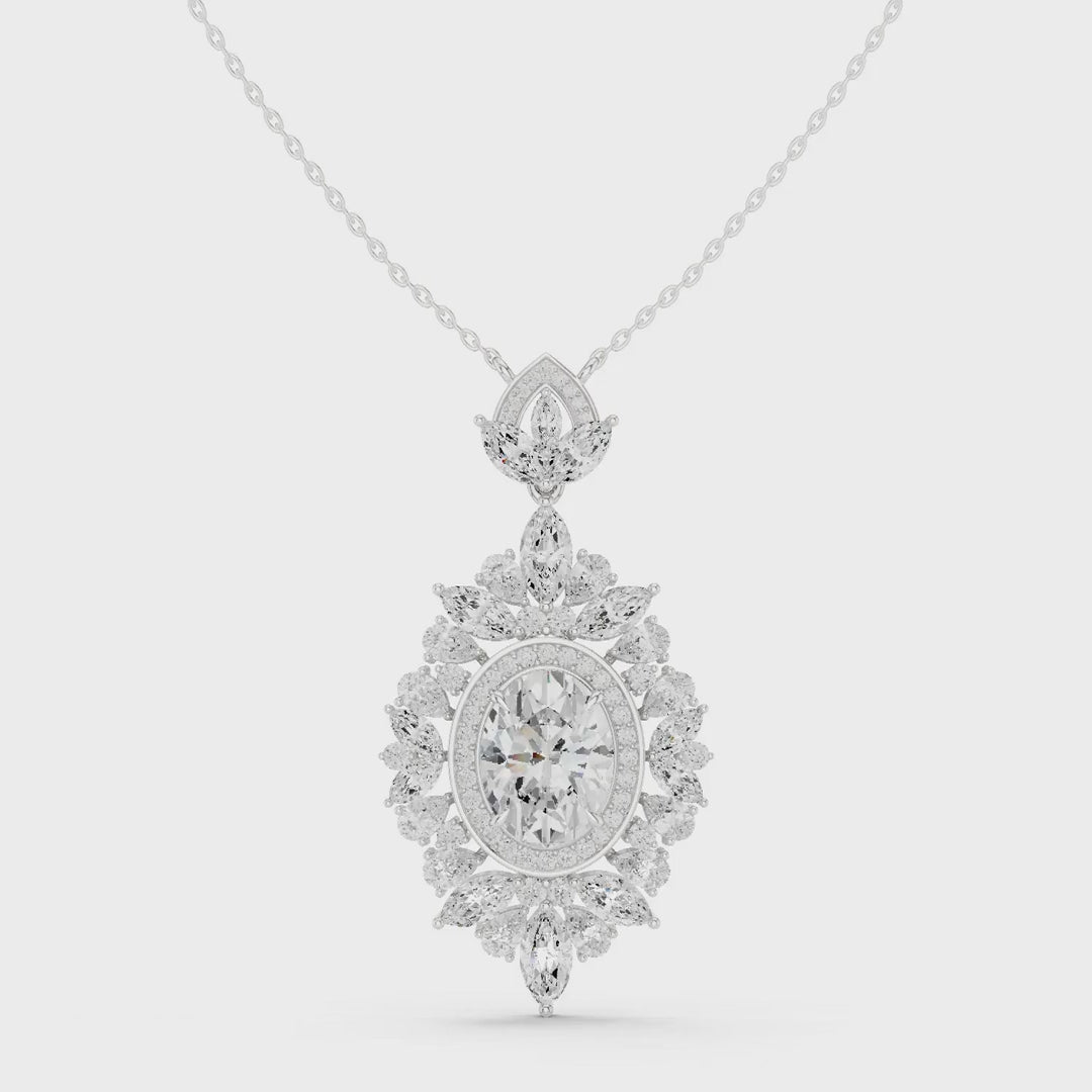 MJP20 - Royal Diamond Corona Grand Medallion Drop