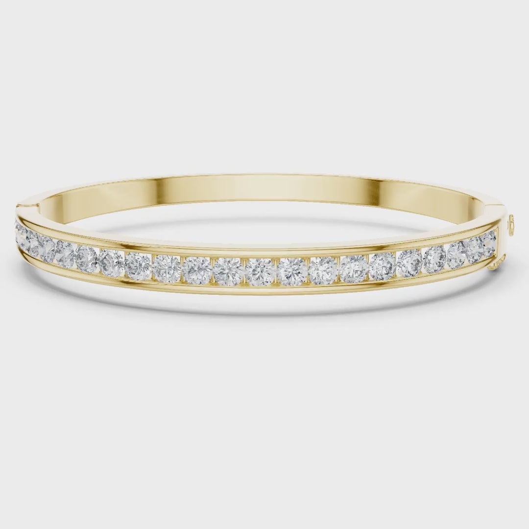 MJBR15 - Polished Channel Row Classic Armlet