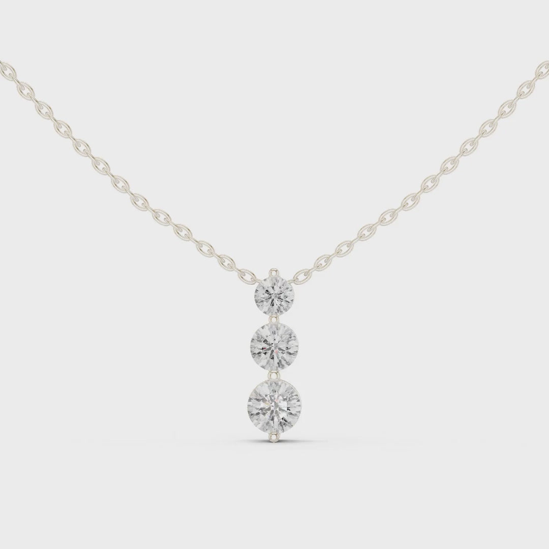 MJP17 - Classic Past Present Future Diamond Charm