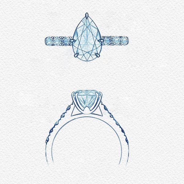 ring design in customized jewellery