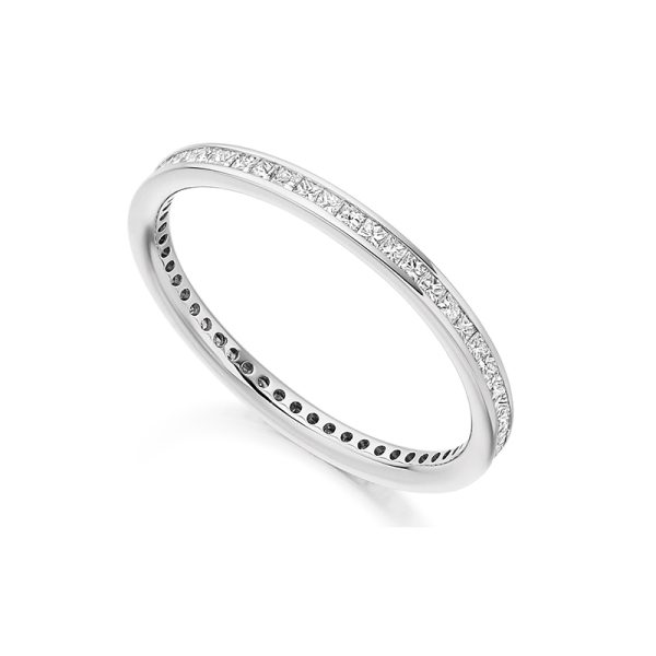 0.50 carat channel setting