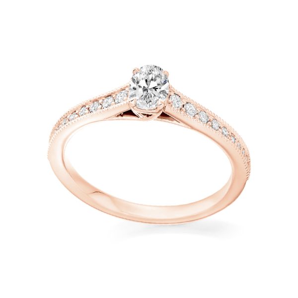 0.50 carat oval diamond ring