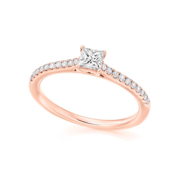 0.50 carat princess diamond ring Dubai