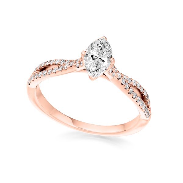 1 carat marquise diamond split shoulder ring