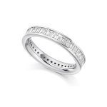 2 carat baguette diamond full eternity ring