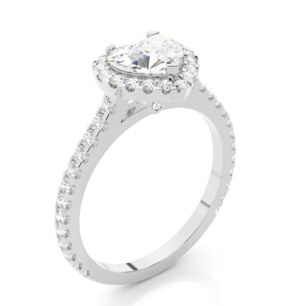 2 carat heart diamond ring Dubai