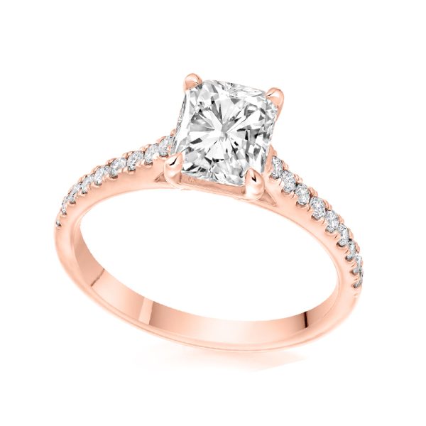 2 carat radiant diamond ring Dubai