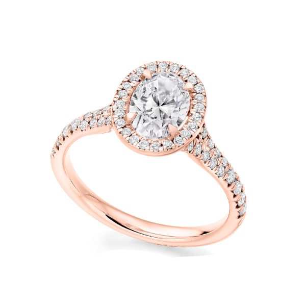 3 carat oval cut diamond split shoulder ring