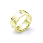 Mens 10mm Diamond Wedding Ring Dubai