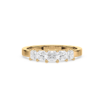 5 Princess diamond ring Dubai