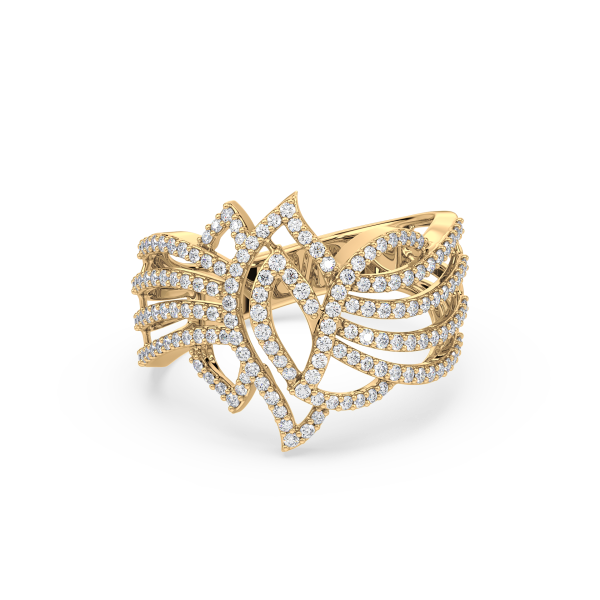 Abstract Diamond Ring