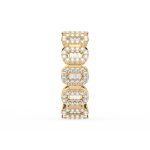 Baguette Diamonds Anniversary Eternity Band UAE