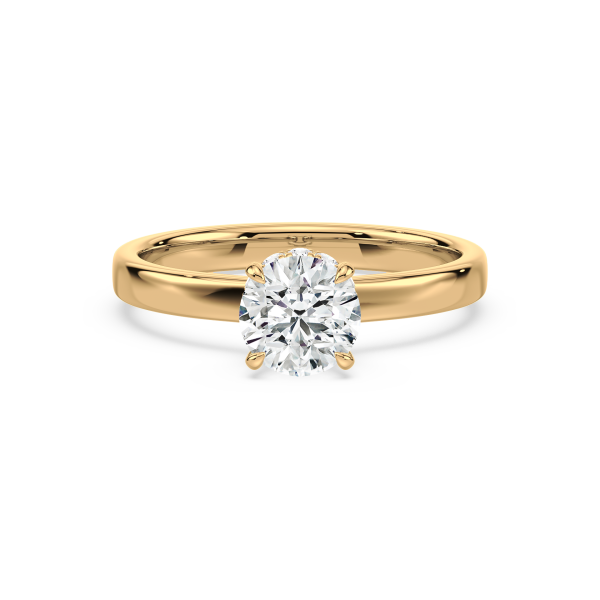 Engagement lab diamond ring
