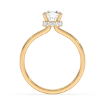 Engagement lab diamond ring Dubai