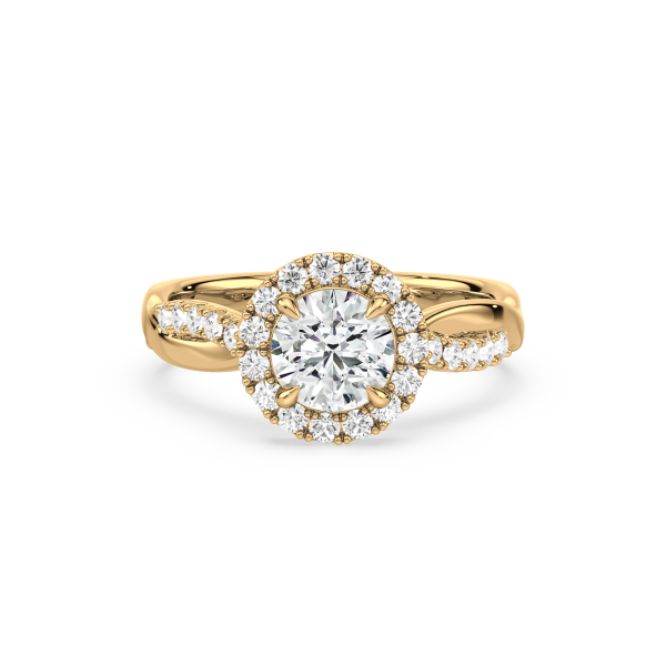 Halo Engagement Ring