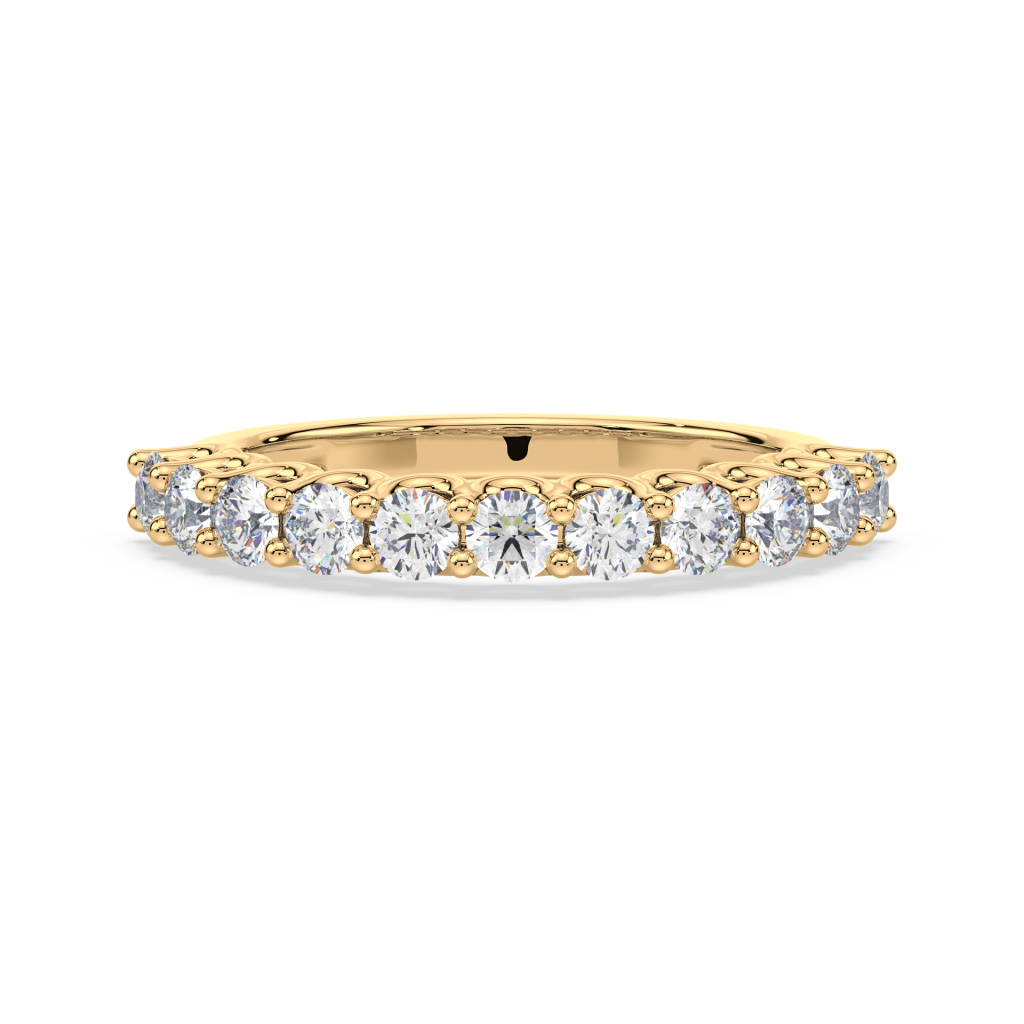 Lab diamond Half eternity ring
