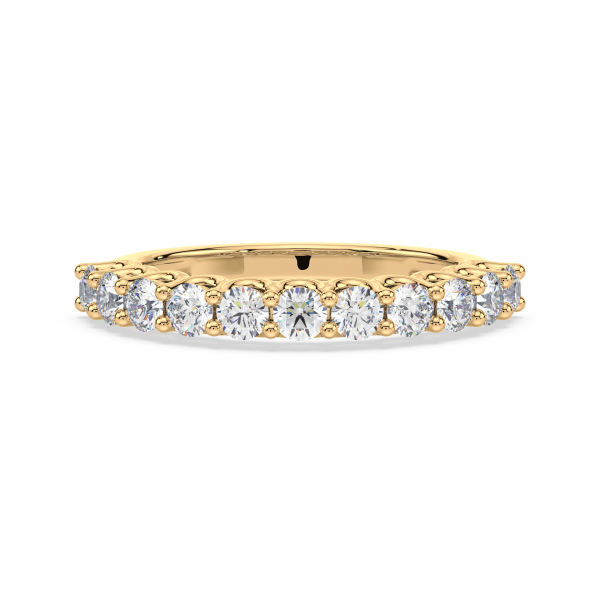 Lab diamond Half eternity ring