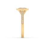 Milgrain Halo Diamond ring UAE