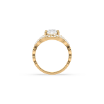 Ornate Oval Diamond Ring UAE