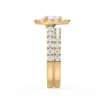 Pear Bridal Set Ring UAE