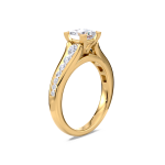 Princess diamond ring in channel setting UAE
