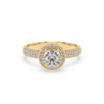 Round Diamond Halo Ring