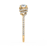 Unique Pave Engagement Ring UAE