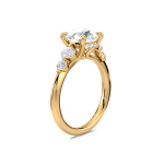 Classic Three-Stone Engagement Ring UAE