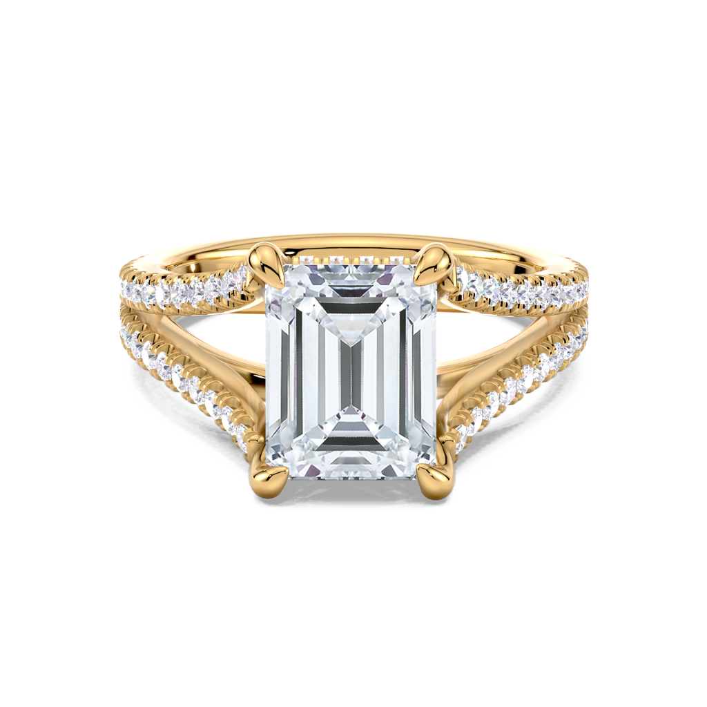 Emerald Engagement Ring