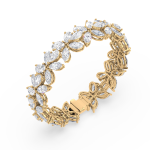 Floral diamond bracelet Dubai