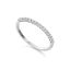 0.30 carat half eternity diamond ring