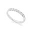 0.90 carat half eternity diamond ring