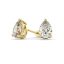 1 carat pear Diamond Stud Earrings Dubai