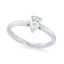 2 carat pear diamond solitaire ring