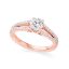 2 carat split shoulder round diamond ring Dubai