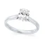 3 carat oval Lab diamond solitaire ring Dubai