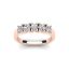 5 round Diamond Ring Dubai