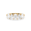 5 stone Pear shaped lab diamond ring Dubai